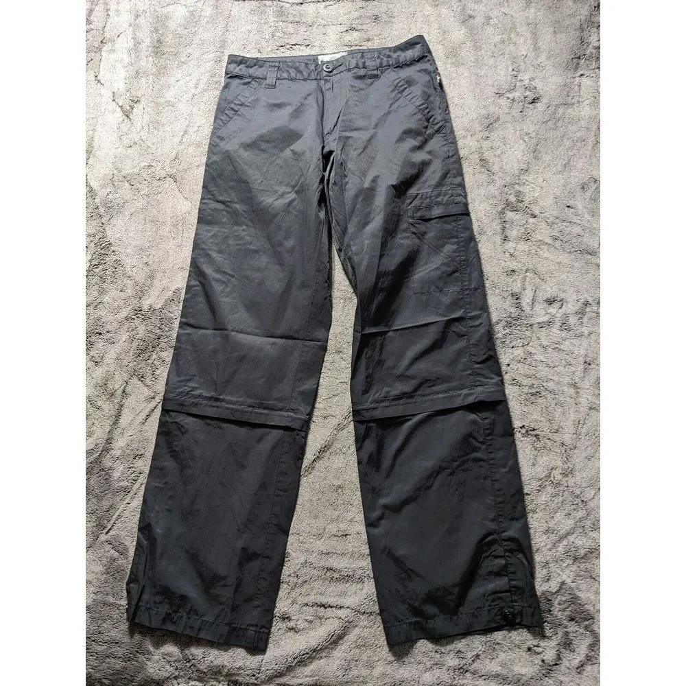 Volcom Nylon Outdoor Convertible Pants Women's Size 5 Black